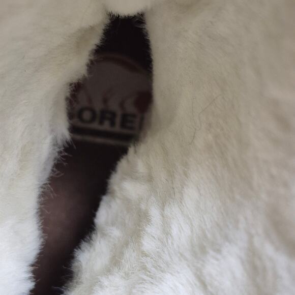 Sorel Tan Black Snow Bird Lace Up Women's Thinsulate Lined Rubber Sole Boots 8 - Picture 6 of 7